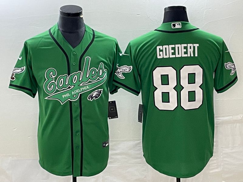 Men Philadelphia Eagles #88 Goedert Green Co Branding Game NFL Jersey style 3->philadelphia eagles->NFL Jersey